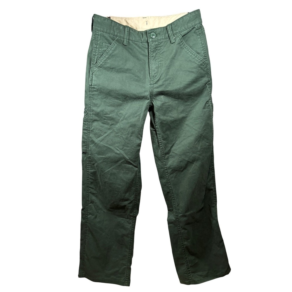 GAP Kids Green Cargo Pantsโ Size 12 Utility Style Adjustable Waist